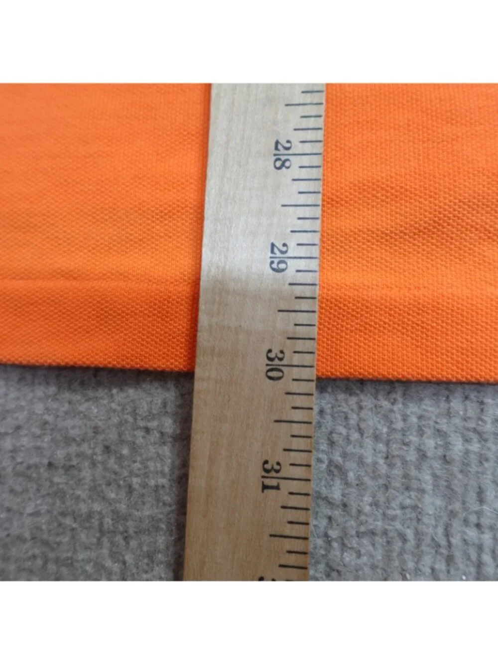 Polo Ralph Lauren Polo Shirt 2XB Orange Solid Pique
